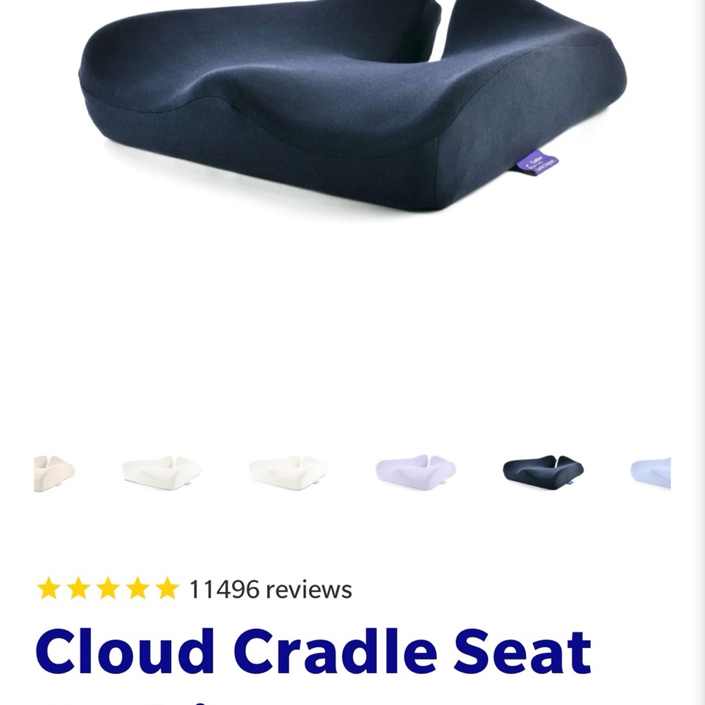 Cloud Cradle Seat Cushion - Navy Blue